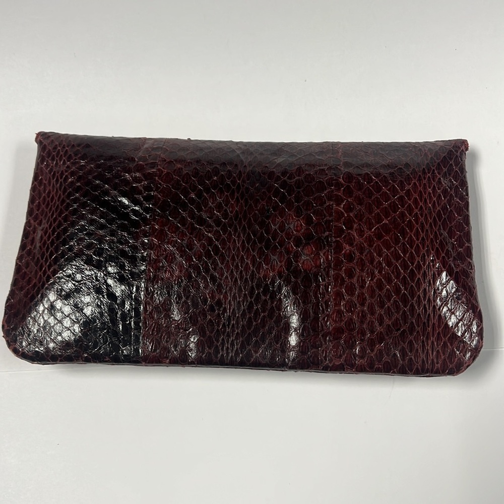 Marshall Field’s Vintage Python Snakeskin Clutch … - image 4